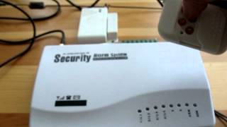 GSM ALARM SYSTEM SC101 Step 1 HOW TO SET UP DEFAULT SETTINGS [upl. by Etteniuqna855]