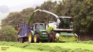 Silaging in the Fells  Claas 940 and Farmers Kit [upl. by Ociram808]