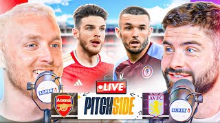 ARSENAL vs ASTON VILLA  Pitch Side LIVE [upl. by Rehoptsirhc644]