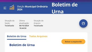 Como consultar o resultado das Eleições por Seção Eleitoral [upl. by Dnesnwot]