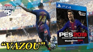 PES 2019 VAZOU NOVIDADES CAPA GRÁFICOS DATA E MAIS [upl. by Anileme]