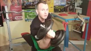 Armwrestling Workout mit Matthias quotHellboyquotSchlitte [upl. by Ecnarual]