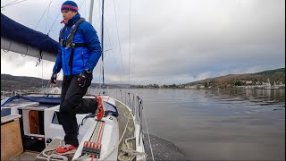 Ep 7 Single handed sailing Scotland Largs to Rhu Marina Sailing Sula Hanse 385 [upl. by Newcomb]