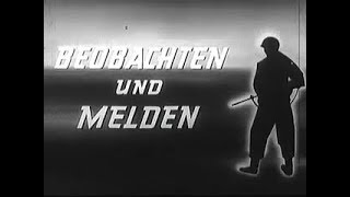 Bundeswehr Lehrfilm  quotBeobachten und Meldenquot 1957 [upl. by Lodmilla]