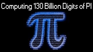 Computing PI to 130 000 000 000 decimal digits with ycruncher [upl. by Ennaeed]