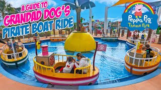 A Guide to Grandad Dog’s Pirate Boat Ride at Peppa Pig Theme Park Florida Feb 2024 4K [upl. by Mcdougall475]