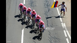 EF Pro Cycling wins the team time trial in Colombia 🇨🇴 [upl. by Clifton375]