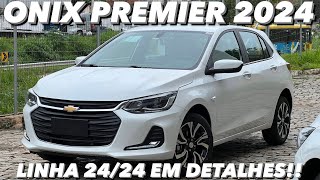 Chevrolet Onix Premier 2024  LINHA 2424 EM DETALHES 4K [upl. by Skantze]