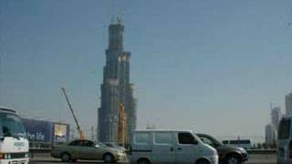 The Burj Dubai under construction [upl. by Hoxsie]