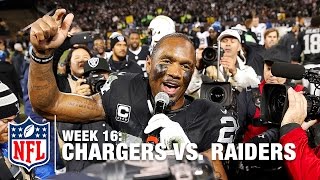 Charles Woodson Says Goodbye To Raider Nation  Chargers vs Raiders  NFL [upl. by Urdna842]