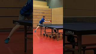 easy point with chopblock ala truls against strong player 😉👌👌🏓🔥 [upl. by Okika]