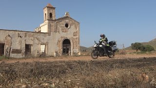 Viaje en moto de 125cc  OFF Road en el Desierto de Almeria  MotoVlog 1  Motron X nord 125 [upl. by Ladnar]