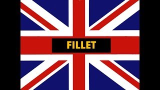 How to pronounce quot Fillet quot in English Authentic British accent [upl. by Yenhoj]