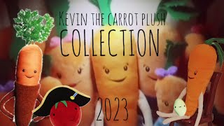 my Kevin the carrot collection 2023  not including the new Christmas set for 2023 [upl. by Annanhoj]