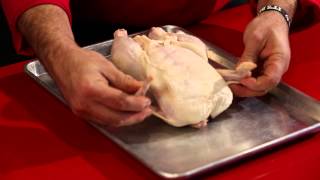 How to Tuck Chicken Wings for Baking  Dirty Recipes [upl. by Eiboj]