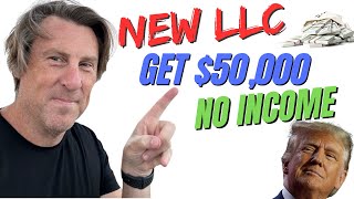 50000 NEW LLC with No INCOME Startup Loans 5 Banks PROJECTIONS Loan OK [upl. by Ellevehs]