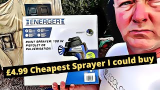 I bought the cheapest electric spray gun at Screwfix  Energer ENB770SRG with Frenchic Al fresco [upl. by Morrell589]