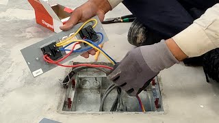 Easy amp Practical Electrical Floor Box Installation Guide  Floor Box इंस्टालेशन का आसान तरीका [upl. by Kasevich]