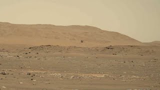 NASA’s Perseverance Rover Hears Ingenuity Mars Helicopter in Flight [upl. by Aissatan]