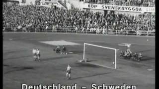 WM Halbfinale 1958 DeutschlandSchweden 13 Semifinal Germany  Sweden [upl. by Clint]