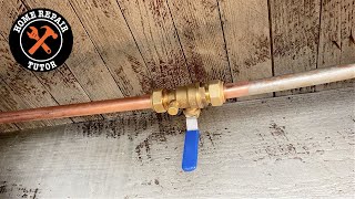 Compression Shut Off Valve  Quick Tips for Beginners [upl. by Heinrich506]