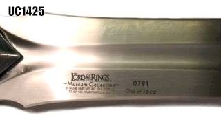 The Complete United Cutlery Collection Checklist Lord of the Rings Sting to The Hobbit Orcrist [upl. by Ymiaj]