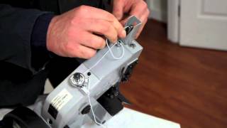 How to thread a Newlong NP7A bag closing machine [upl. by Germano]