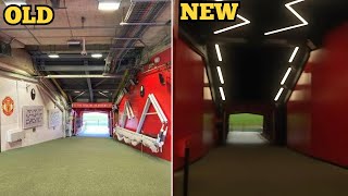 Manchester Uniteds NEW Tunnel at Old Trafford [upl. by Zeret]