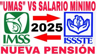 IMSS LEY 73 UMAS VS SALARIO MÍNIMO PENSIONADOS Y JUBILADOS AVISO [upl. by Llenra288]