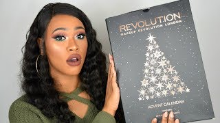 MAKEUP REVOLUTION ADVENT CALENDAR UNBOXING 2017 [upl. by Natica]