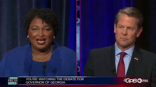 Georgia governor debate Stacey Abrams vs Brian Kemp  Full Video [upl. by Isabella]