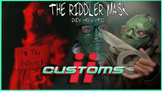 EASY THE RIDDLER MASK BUILD HOW TO The Batman 2022 Cosplay [upl. by Airottiv]