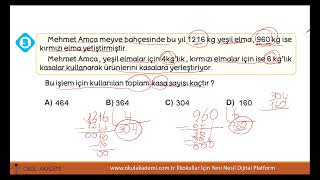 4 SINIF MATEMATİK DOĞAL SAYILARDA BÖLME İŞLEMİ KONU ANLATIMLI SORU ÇÖZÜMLERİ [upl. by Gairc228]