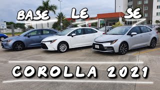 Toyota Corolla 2021  Versiones a Gasolina [upl. by Eirovi]