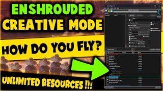 Enshrouded Creative Mode Unlimited Resources Flying and More [upl. by Neri]