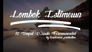 10 Tempat Wisata Recommended di  Lombok [upl. by Garald]