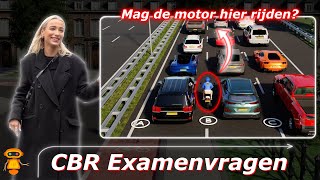 CBR Motor Theorie Examen Vragen 2024 [upl. by Poppas]