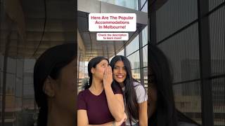 BEST ACCOMMODATION IN MELBOURNE shorts studentaccommodation uk amber students melbourne [upl. by Marelda]