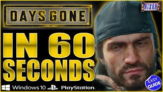 How to complete Days Gone in 60 seconds challenge [upl. by Anoiuq47]