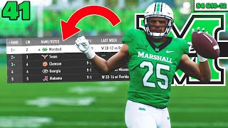 Theyve Won Every Meeting so far in this Rivalry  Marshall Ep 5  College Football 25 [upl. by Nomi]