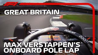 Max Verstappens Pole Lap  2023 British Grand Prix  Pirelli [upl. by Savinirs]