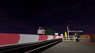 Aelybryn Level Crossing  Gwynedd Roblox 27012024 [upl. by Rehpotsyrhc]