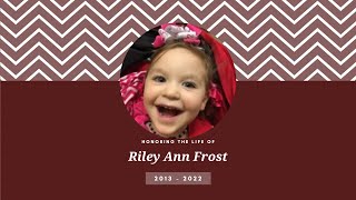 Riley Ann Frost Funeral Service [upl. by Inahpets]