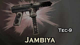 Jambiya Tec9 StatTrak stickers skin preview FNMWFTWWBS — CSGO [upl. by Tedman482]