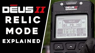 XP Deus 2 Relic program explained [upl. by Leen]