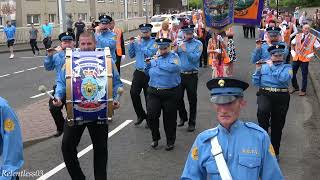 Pride Of The Village Thornliebank No1  Evening District Parade  Airdrie  080723 4K [upl. by Winn233]