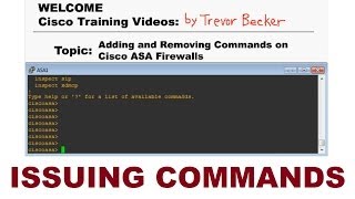 Adding and Removing CLI Commands  Intro to ASA Firewalls  Cisco Training Videos [upl. by Westfahl]