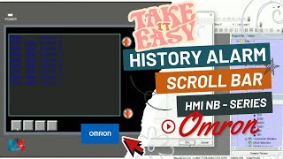 Cara Mudah Buat Histori Alarm dari Scroll Bar HMI NB Series omron [upl. by Nancy]