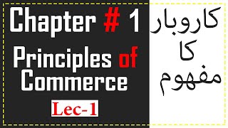 ICOM Part 1  Principle of Commerce  Concept Of Business Lecture 1 کاروبارکامفھوم [upl. by Erdnaed]