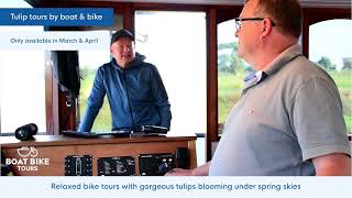 Tulip tours boat bike tours 2024 [upl. by Whiffen]